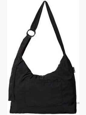 Slouchy Shoulder Bag Crescent Bag Travel Purse Nylon Crossbody Foldable